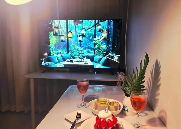 이태원역6분 무료주차 침실2침대2 용산 홍대 가족 장기환영 公寓 首爾